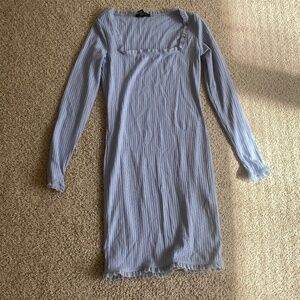 Forever 21 Light Blue Women’s Long Sleeve Dress Size S